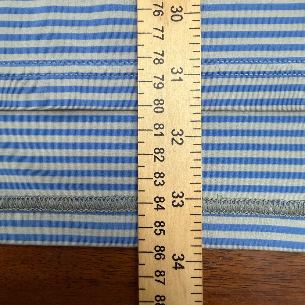 RLX Ralph Lauren Polo Shirt Mens XL Blue Striped 2018 US Open Shinnecock Hills - Picture 8 of 9